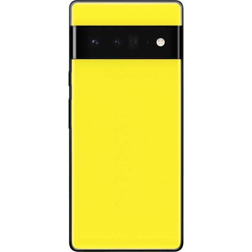 Yellow Solid Google Pixel 6 Pro Skin